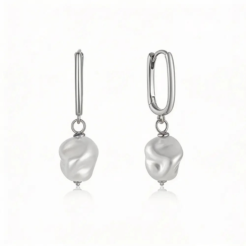 Alméra Pearl Drop - Silver