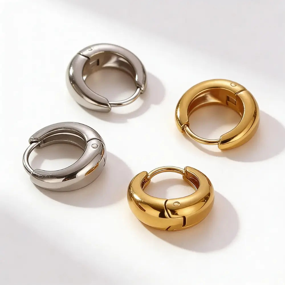 Aurelia Curved Minimalist Earrings