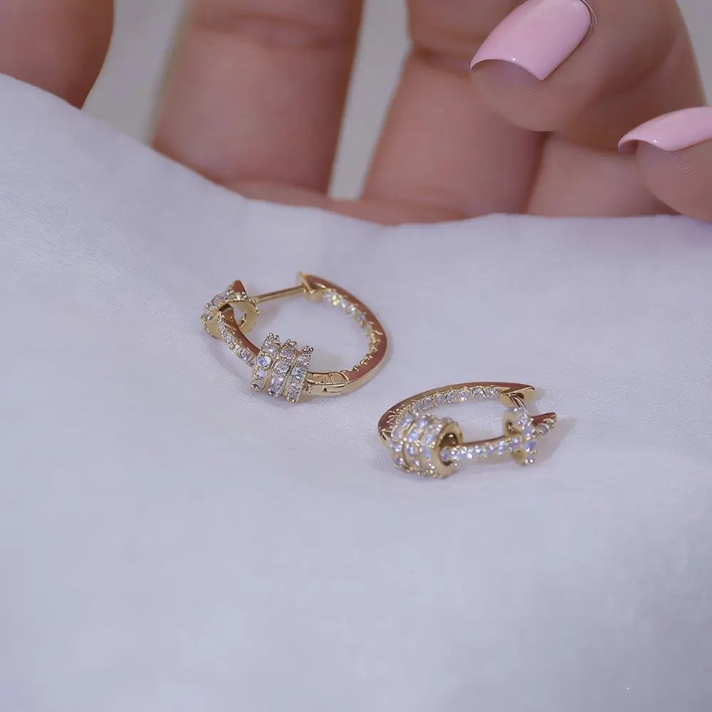 Calixta Sparkle Diamond Earrings