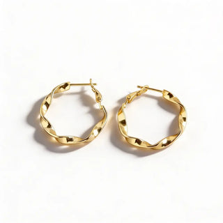 Calina Handmade Hoop Earrings