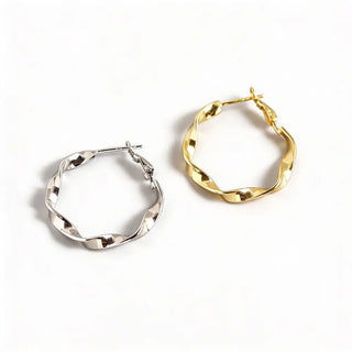 Calina Handmade Hoop Earrings