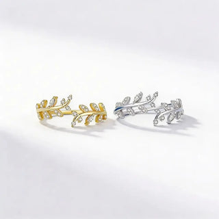 Elisia Leaf Ring - Worn