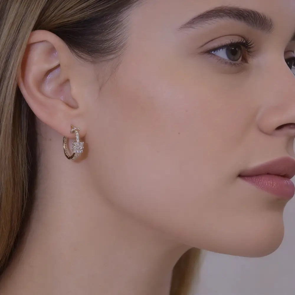 Calixta Sparkle Diamond Earrings