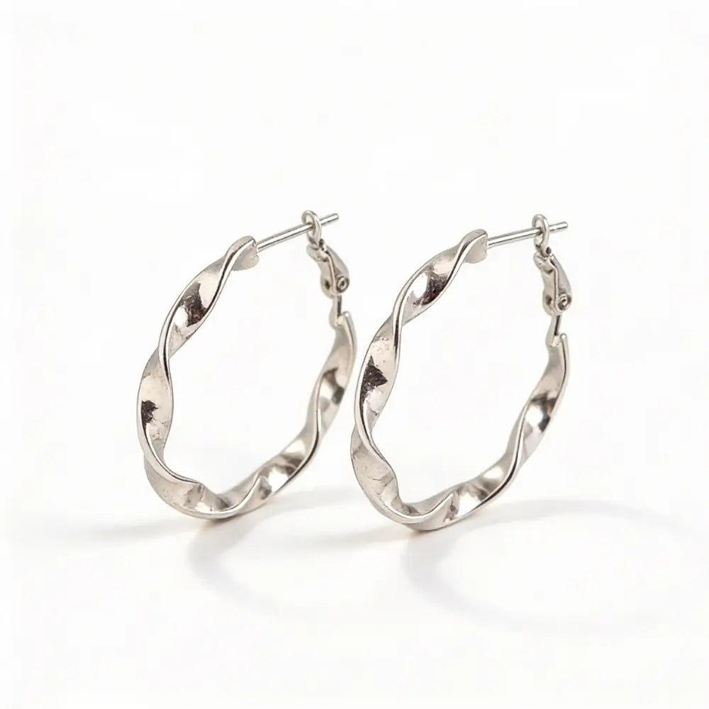 Calina Handmade Hoop Earrings