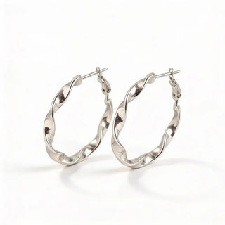 Calina Handmade Hoop Earrings