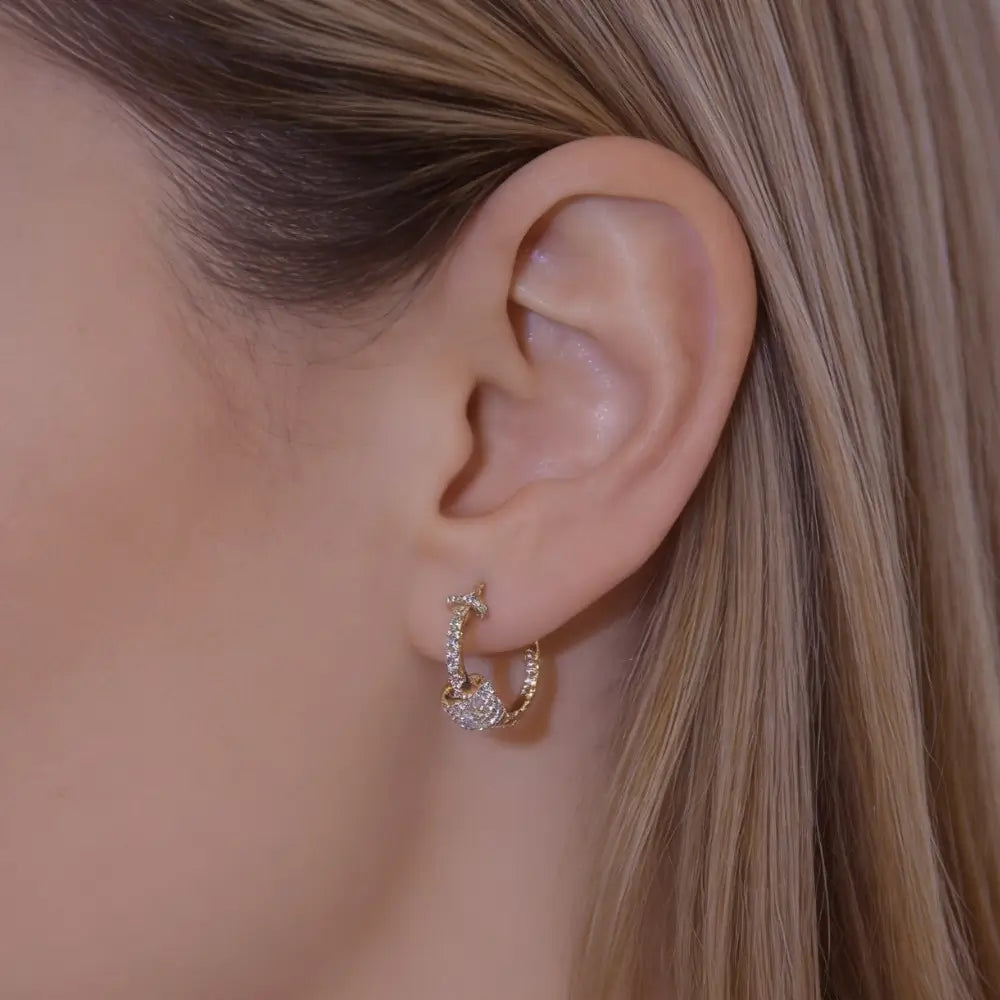 Calixta Sparkle Diamond Earrings