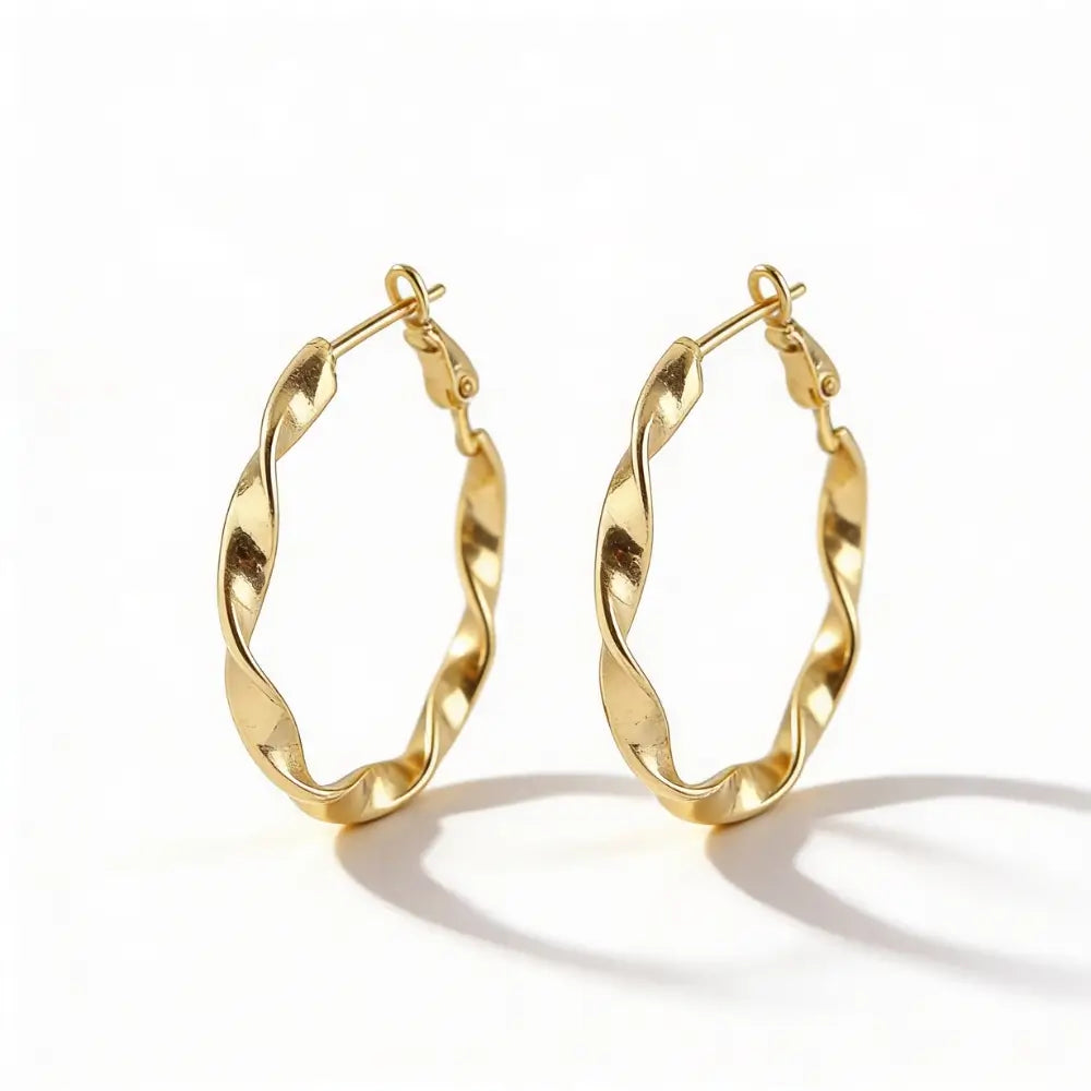 Calina Handmade Hoop Earrings