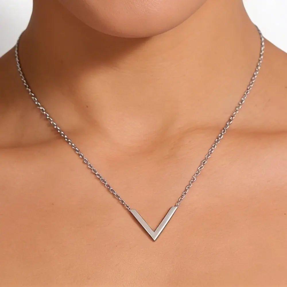 Selene V Pendant Necklace
