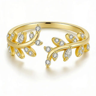 Elisia Leaf Ring - Macro