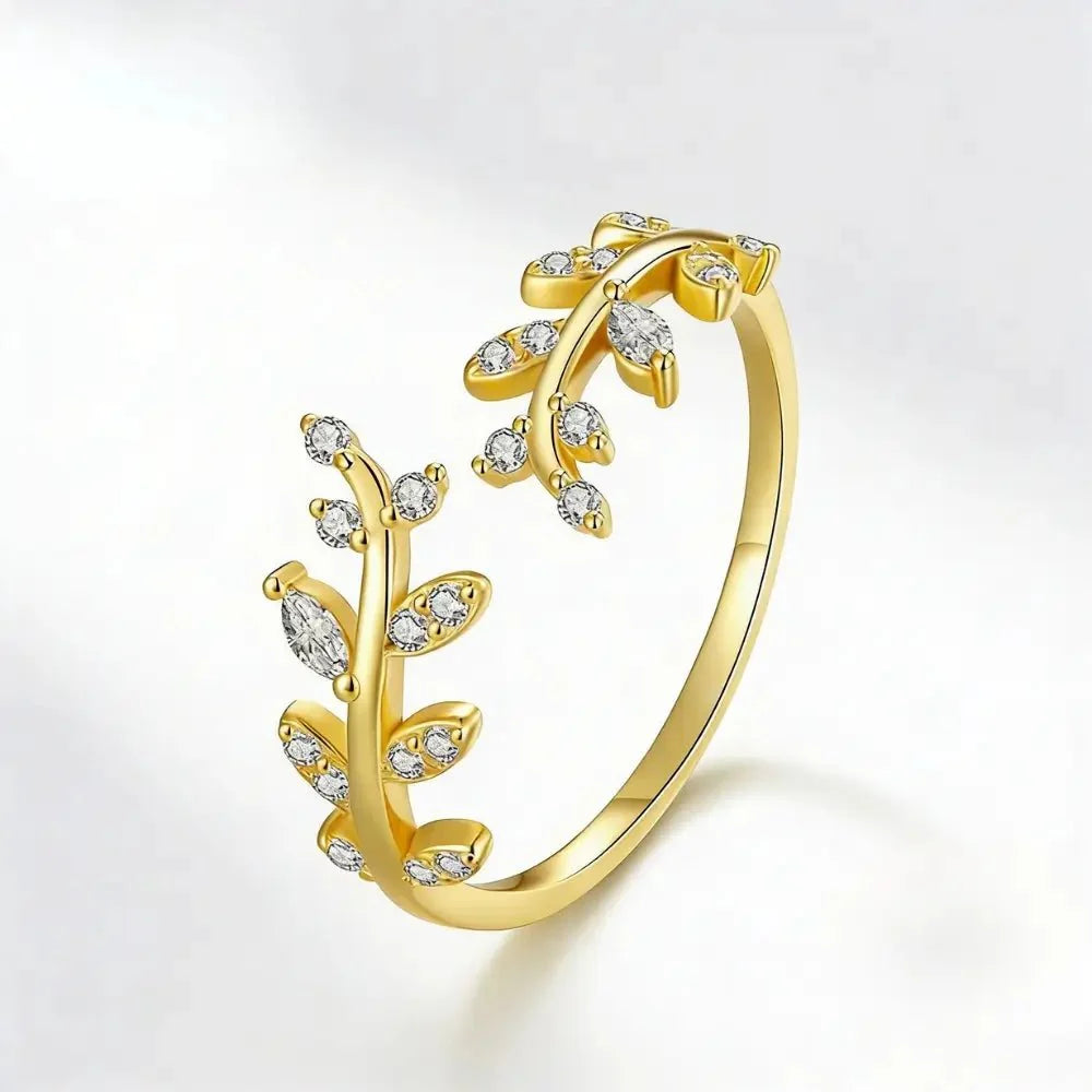 Elisia Leaf Ring - Detail