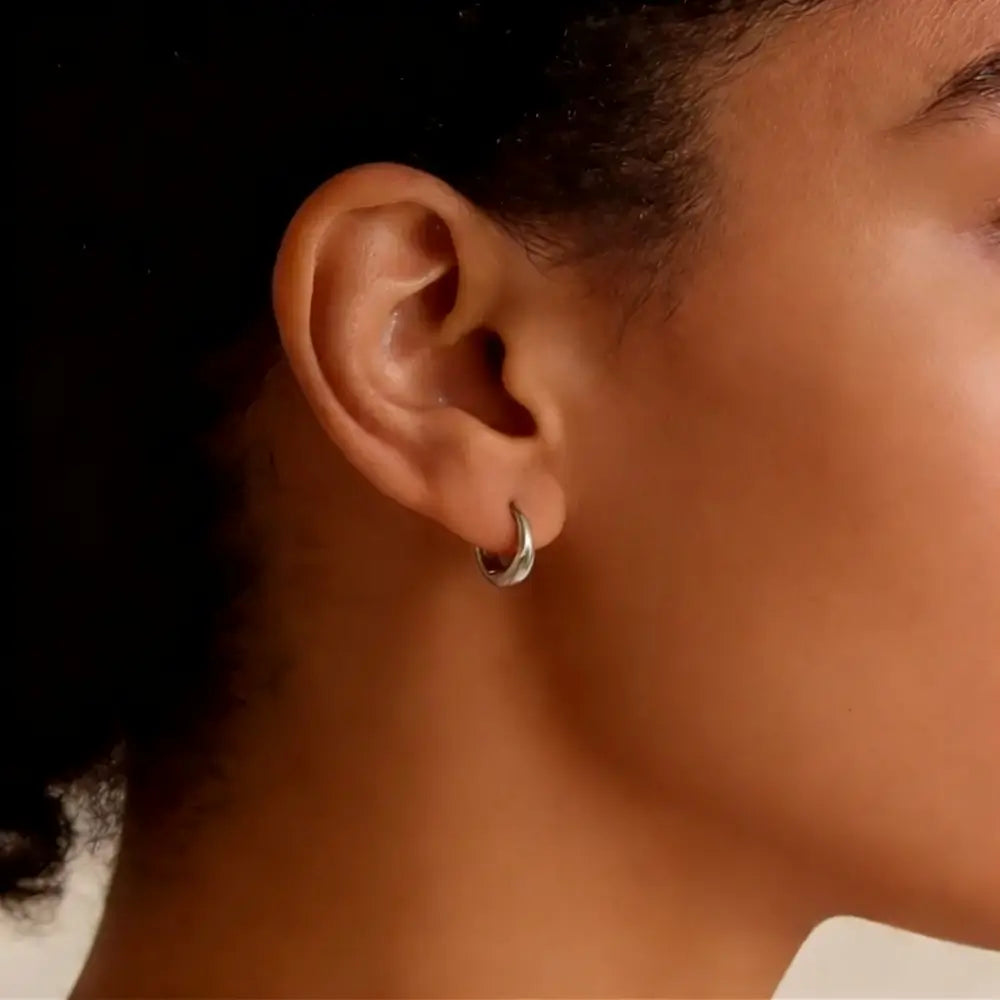 Aurelia Curved Minimalist Earrings