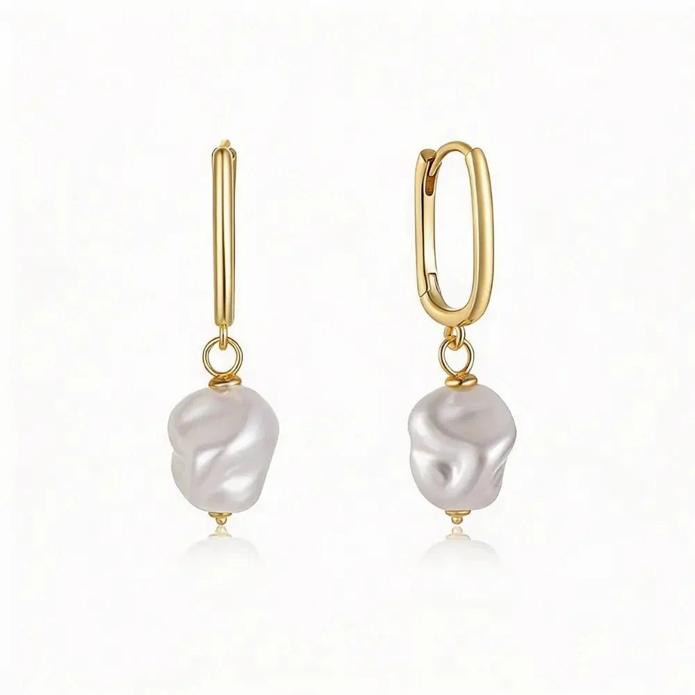 Alméra Pearl Drop - Gold