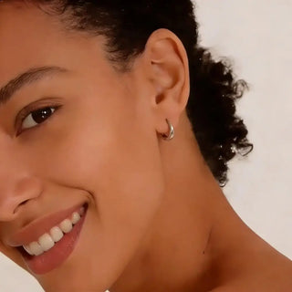 Aurelia Curved Minimalist Earrings
